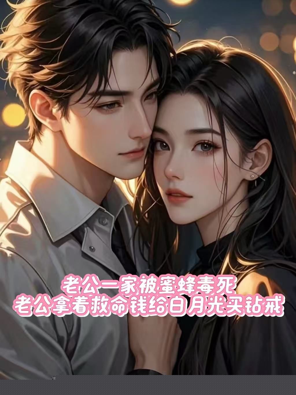 老公一家被蜜蜂毒死，老公拿着救命钱给白月光买钻戒