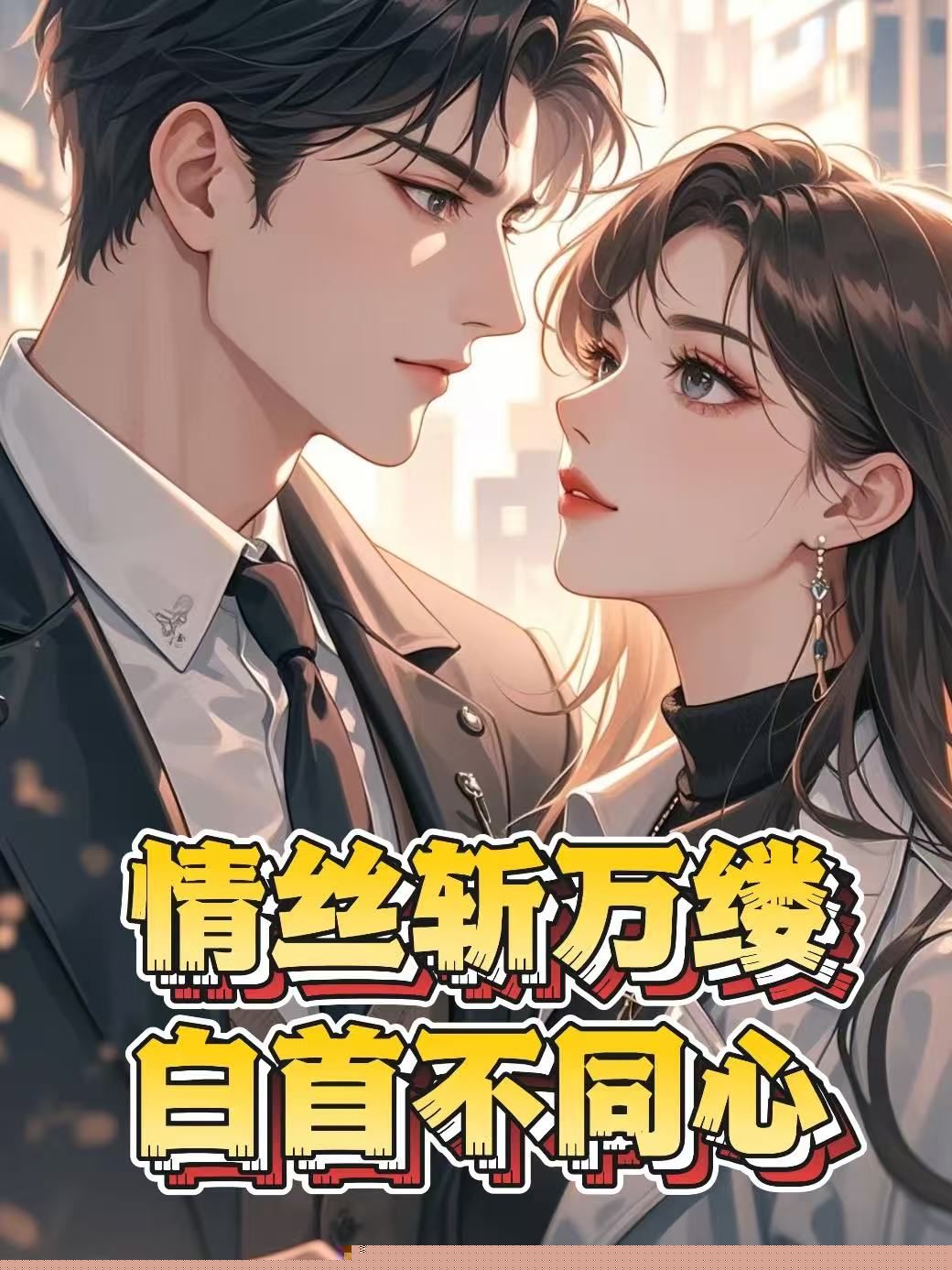 情丝斩万缕，白首不同心