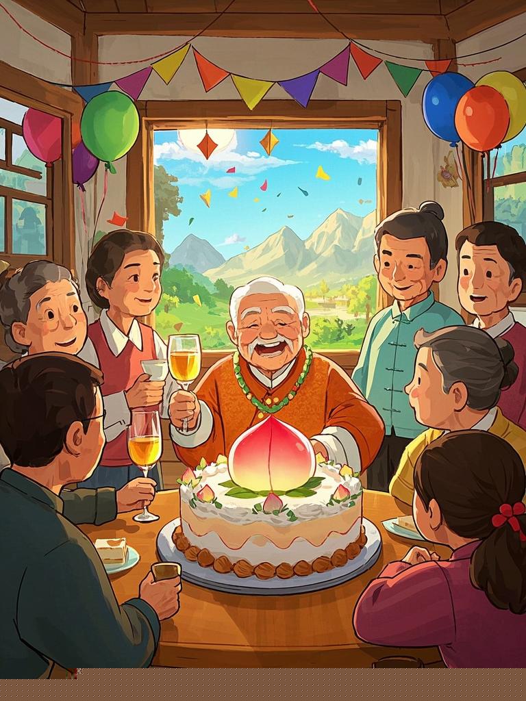 90岁爷爷是福星