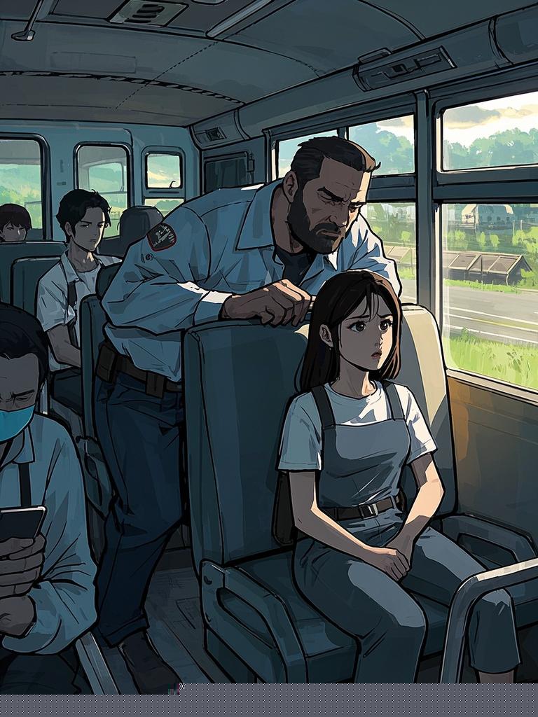 大巴车上的美事