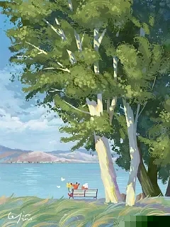 温泉里的双胞胎